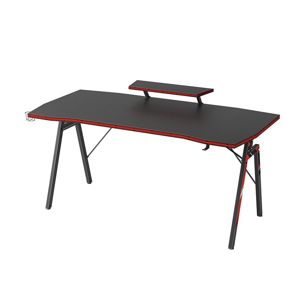 DESINO N-Leg Gaming Desk with Cup Holder and Headphone Hook