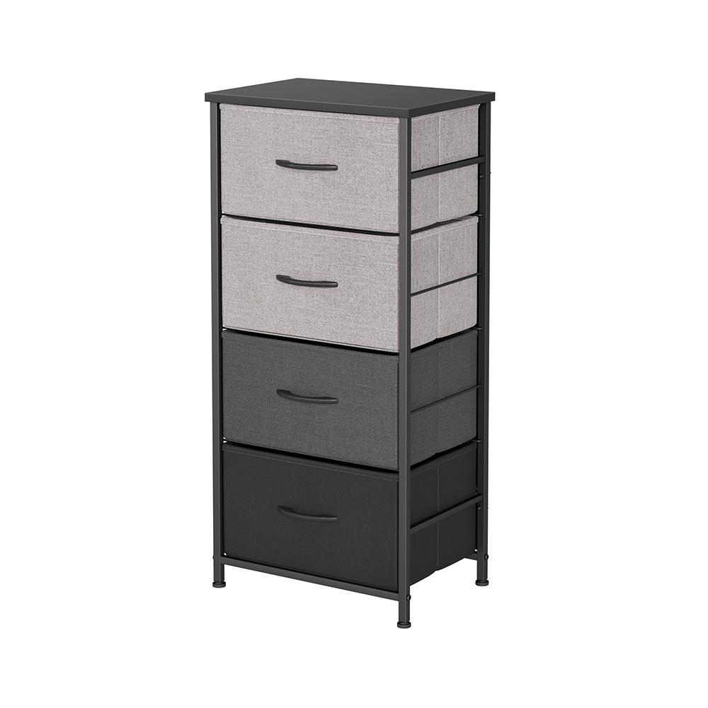 CubiCubi Storage Tower Easy Assembly with 4 Drawers - Indigo Grey - EUCLION