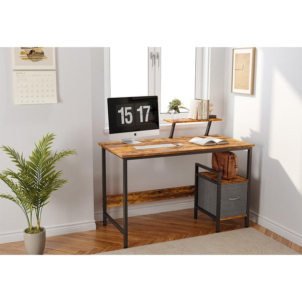 CubiCubi Desk with Moveable Storage and Moveable Shelf - EUCLION